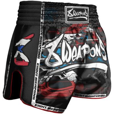 8 WEAPONS Muay Thai Shorts - Cut like a blade black 2.0 L