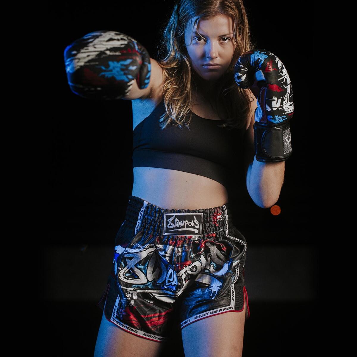 8 WEAPONS Muay Thai Shorts - Cut like a blade black 2.0 S 6/7