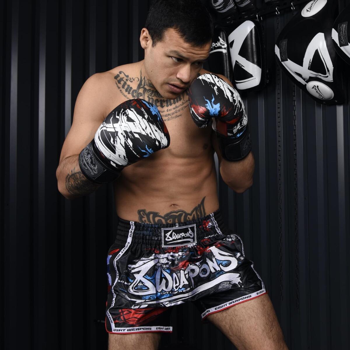 8 WEAPONS Muay Thai Shorts - Cut like a blade black 2.0 S 4/7