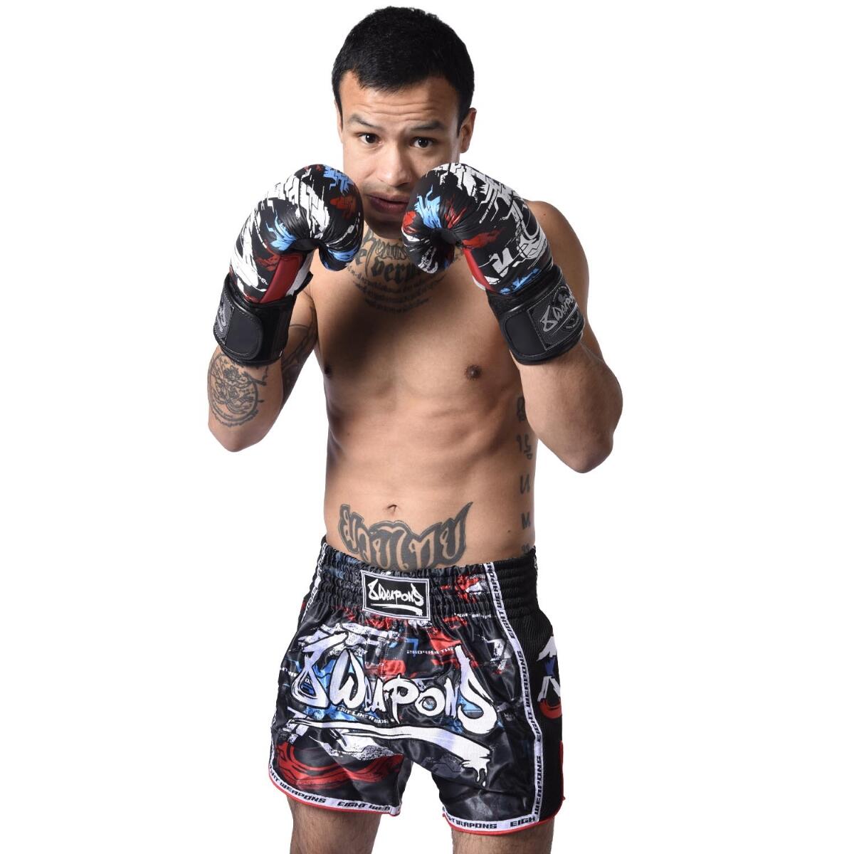 8 WEAPONS Muay Thai Shorts - Cut like a blade black 2.0 S 3/7