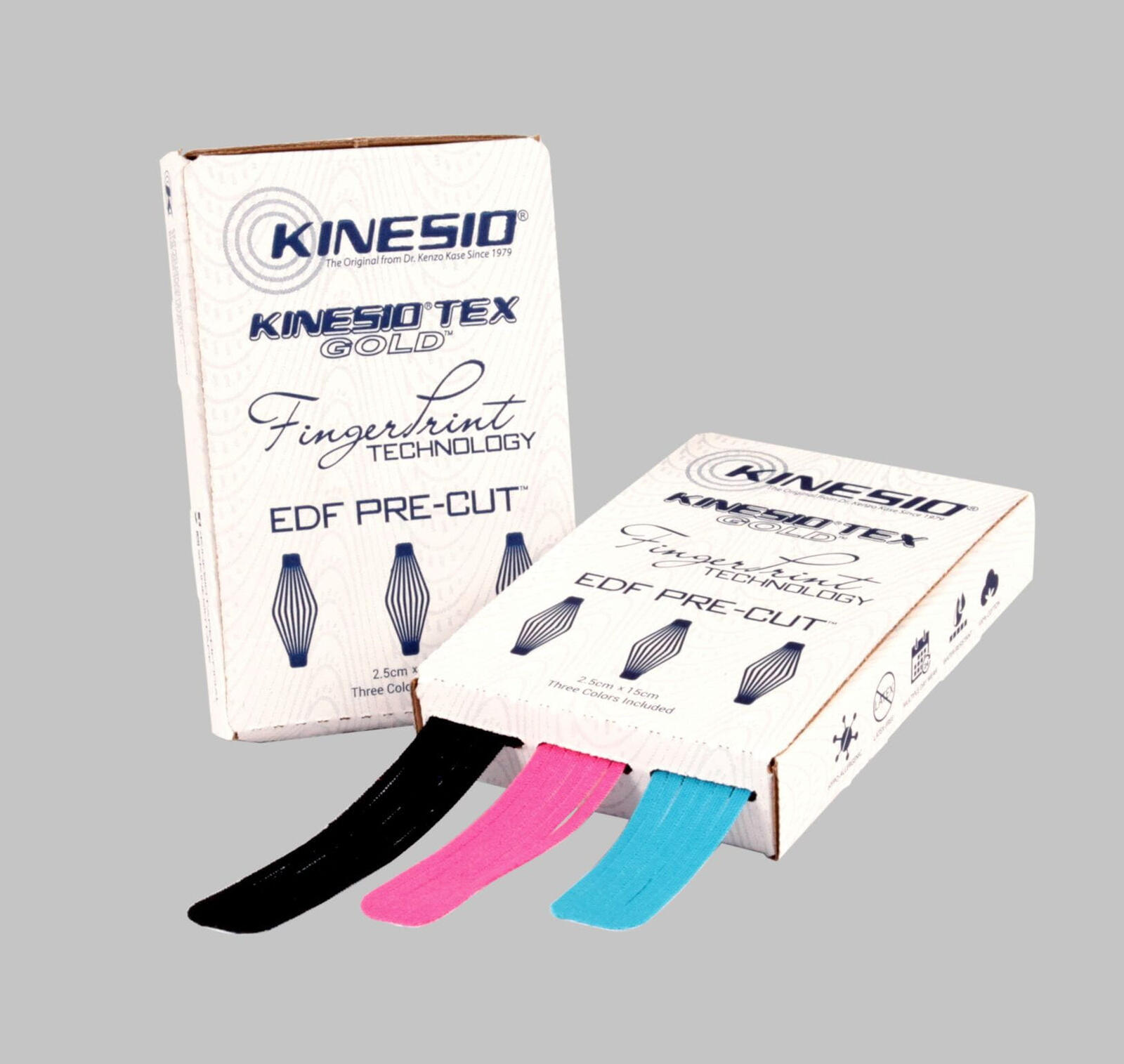 Taśma Kinesio Tex Gold Pre-Cut EDF bawełniane z gotowymi nacięciami 2/7