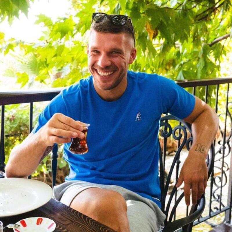 Koszulka dla dorosłych - Cabeçada Bordada - Niebieski