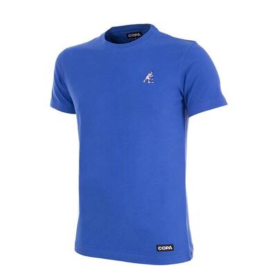 T-shirt - heren - headbutt - geborduurd - korte mouw - blauw