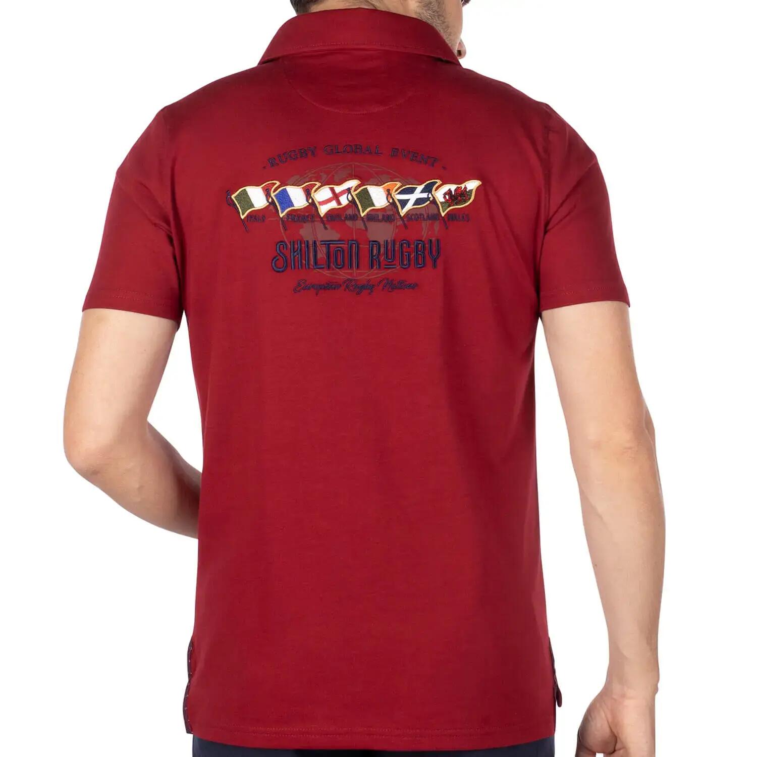 Polo european rugby nations S / Rouge 2/5