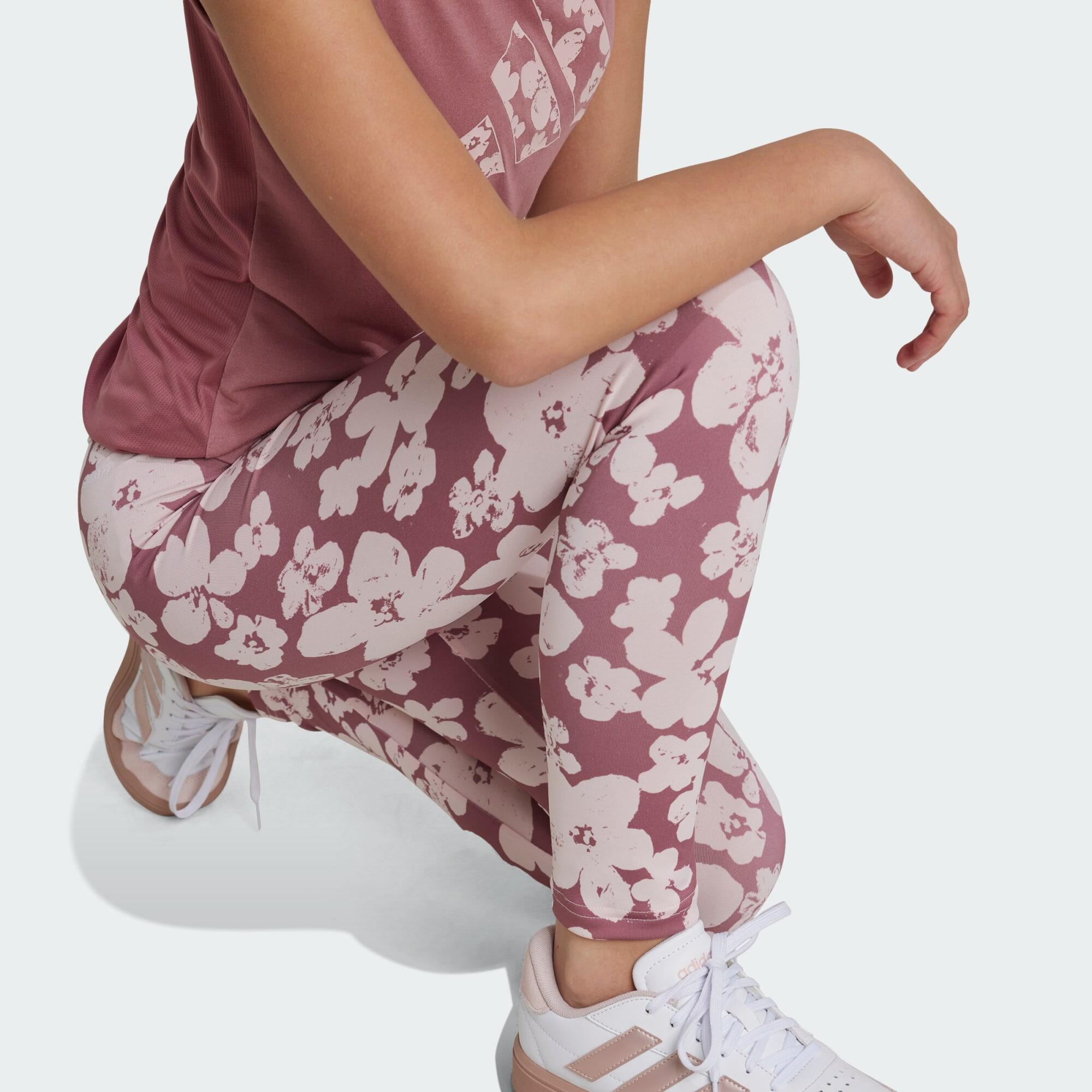 Train Essentials Seasonal  Printed High Waisted 7/8 Training Legging Kids 5/5