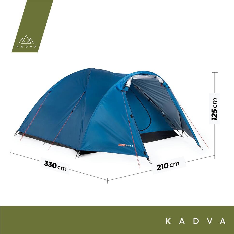Namiot kempingowy 4-osobowy KADVA CAMPdome 4