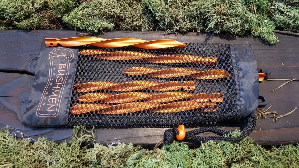 Śledzie turystyczne/bushcraftowe Bushmen Twister Ultralight