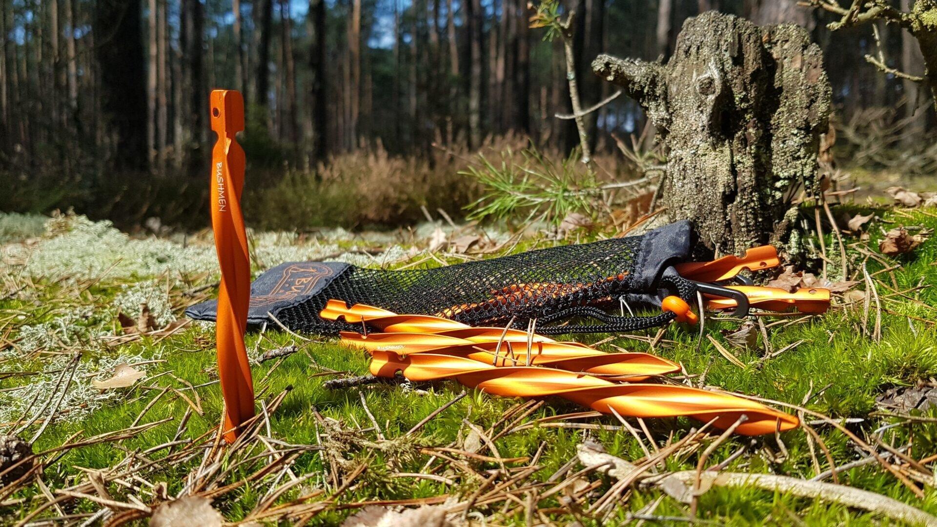 Śledzie turystyczne/bushcraftowe Bushmen Twister Ultralight 3/6