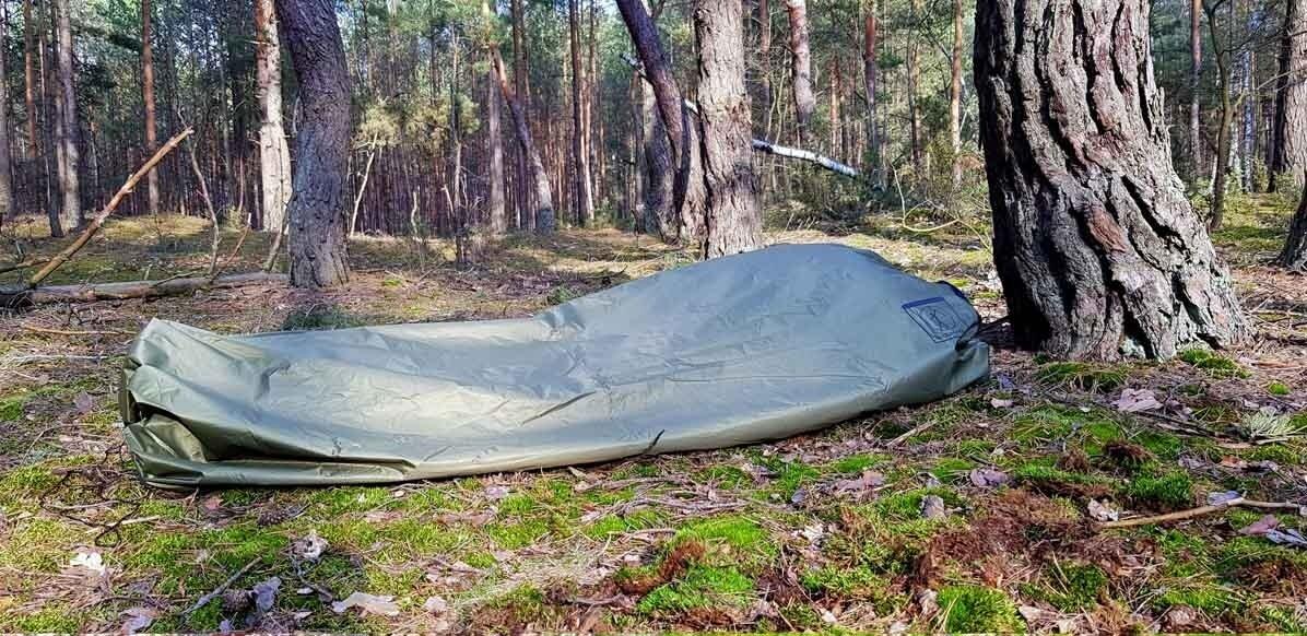 Bushmen Thermodecke - Tarp/Biwak/Poncho/Unterdecke - Olive 3/6