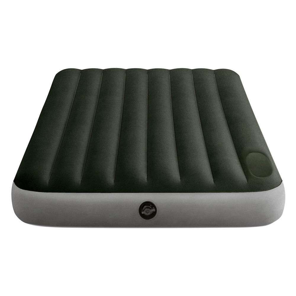 Colchão Insuflável 2 lugares e bomba fiber-tech downy Intex 137x191x25 cm