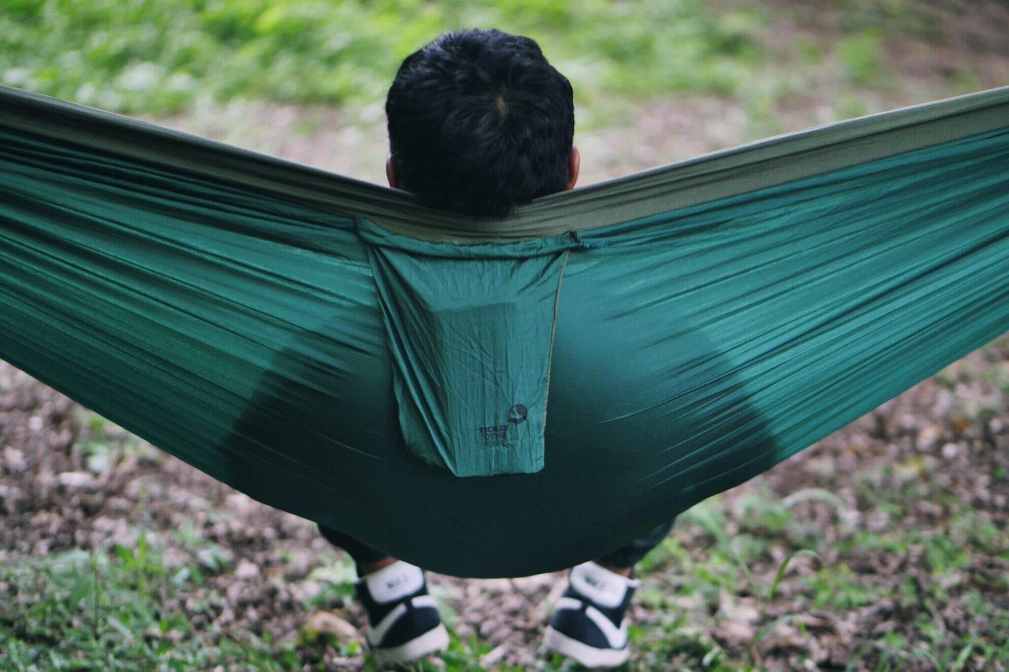 Ticket to the Moon Amaca King Size Verde scuro / Verde militare 3/5