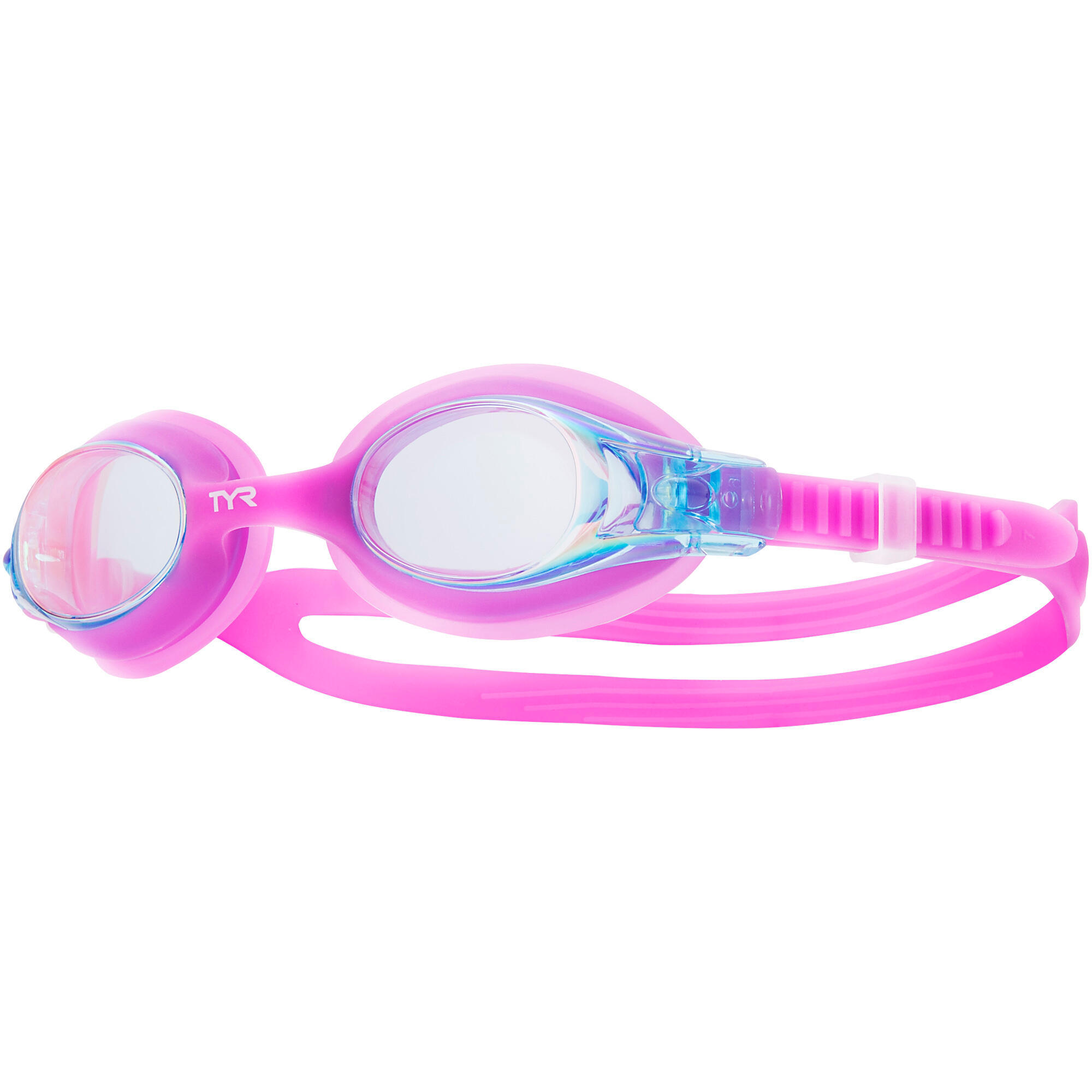 Okularki pływackie dziecięce z powłoką lustrzaną TYR Swimple mirro 3/3