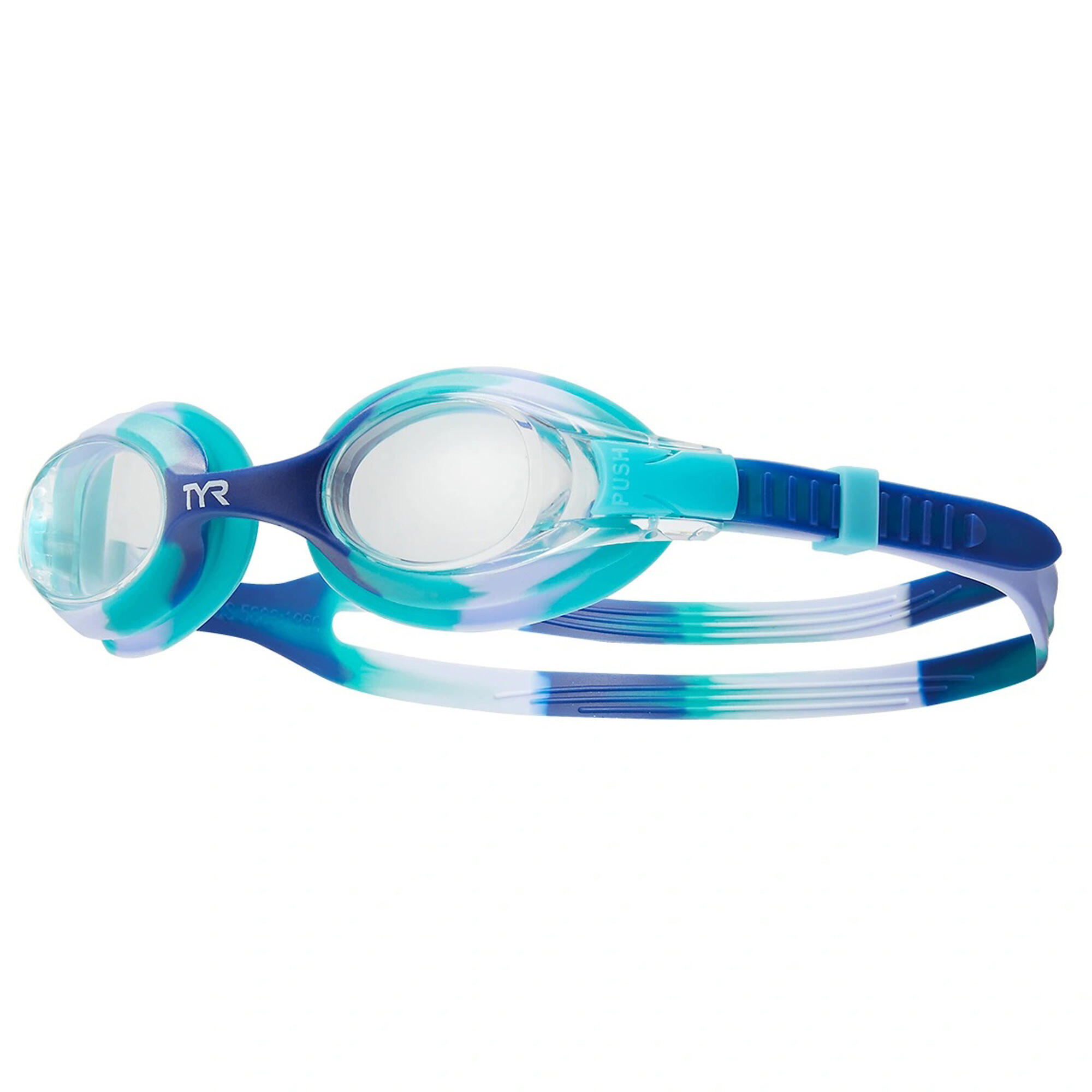 TYR Kids Swimple Goggles - Clear / Purple / Teal 2/2