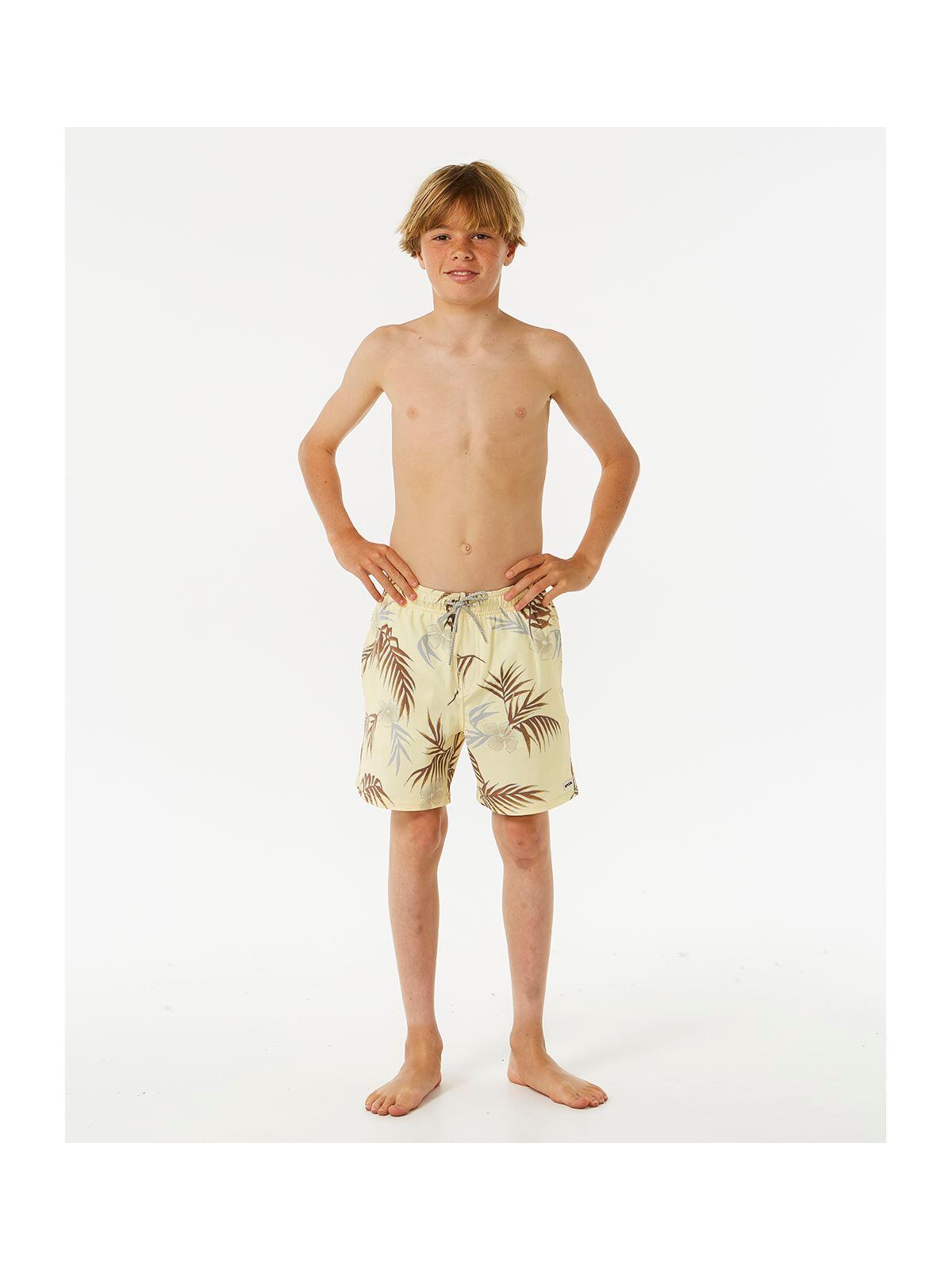 Boardshorty RIP CURL Surf Revival Floral Volley Boy żółty 3/6