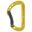 Mousqueton Petzl Spirit galben ușor cu gate curbat Keylock