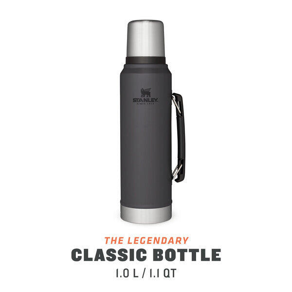 Stanley The Legendary Classic Bottle 1.0L - Charbon