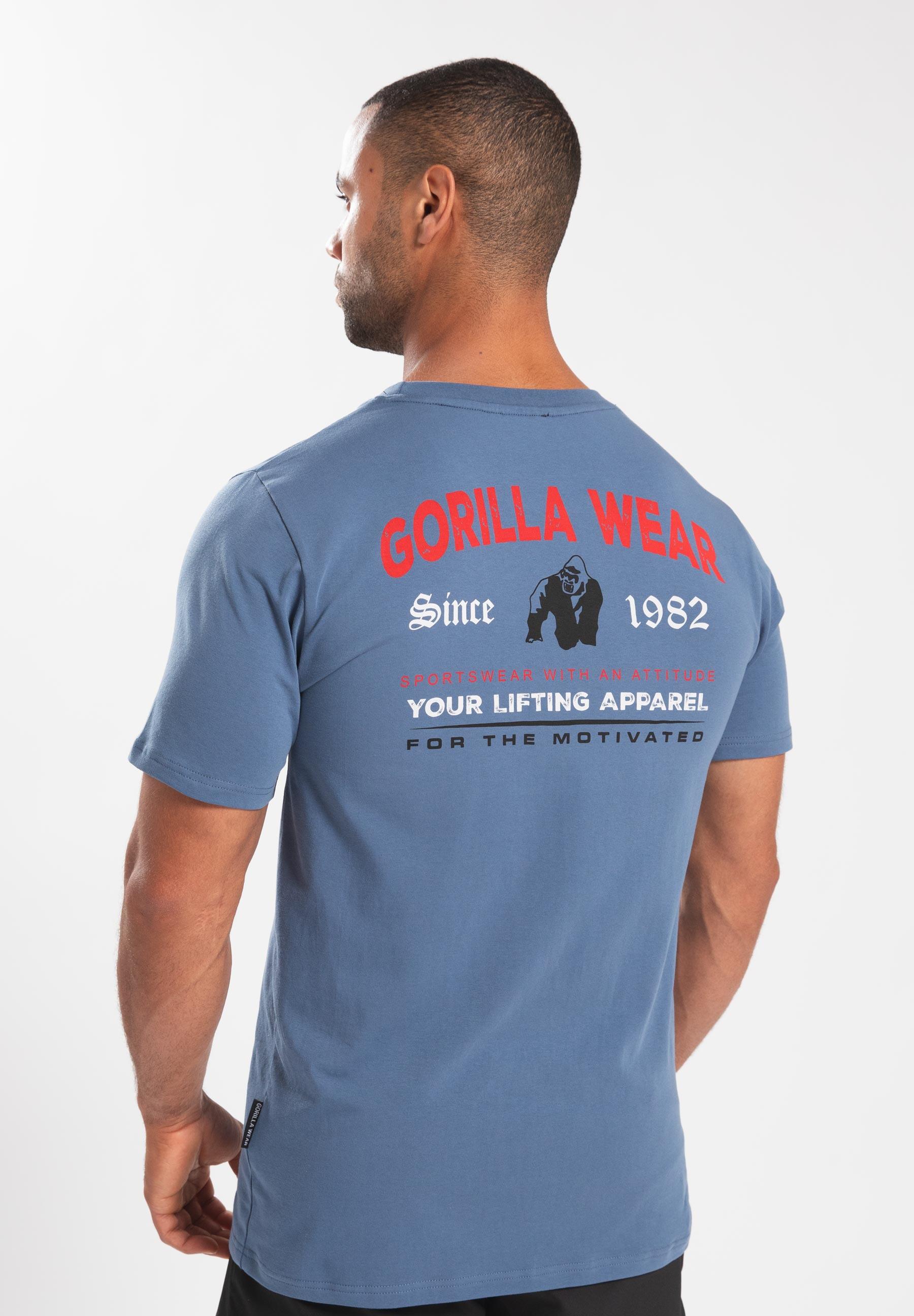 GORILLA WEAR Warren Maglietta - Coronet Blu