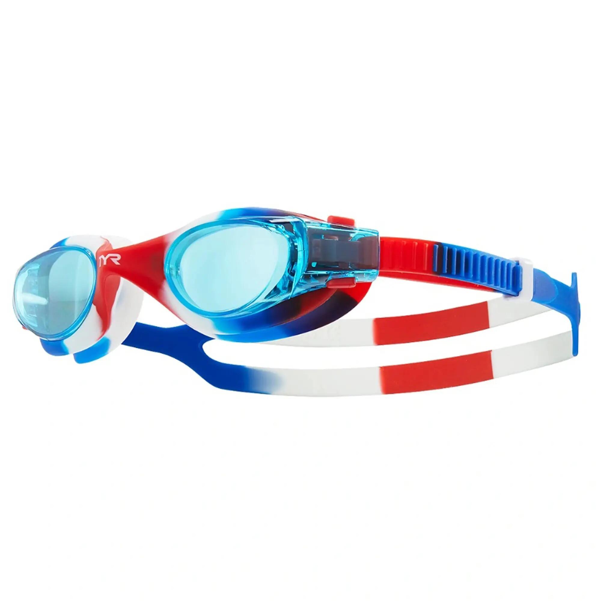 Okularki pływackie dla dzieci TYR Vesi tie dye yth fit 2/2