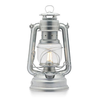 Feuerhand Lampe tempête LED 276 - Zinc
