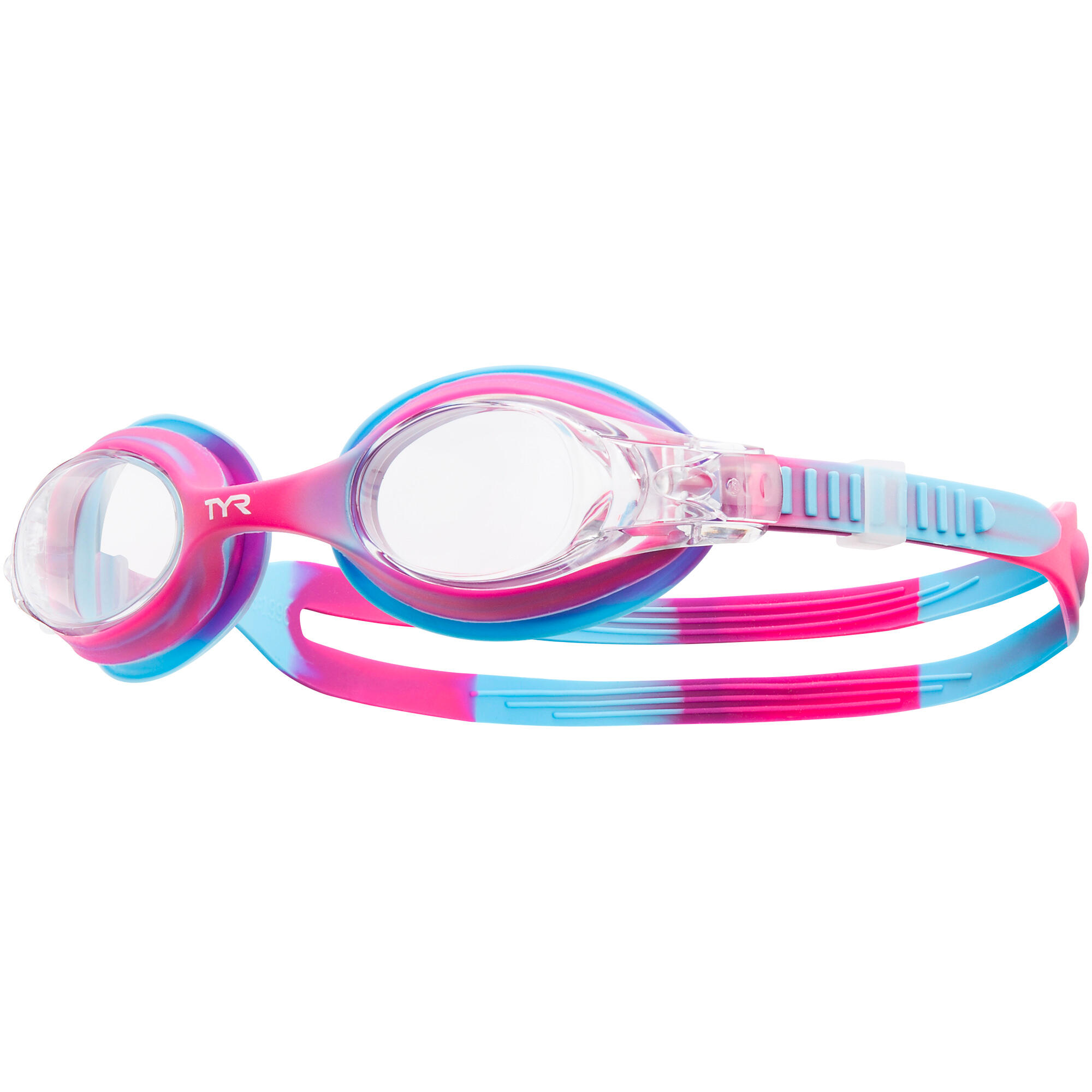 Okularki pływackie dziecięce TYR swimple Tie dye 2/2