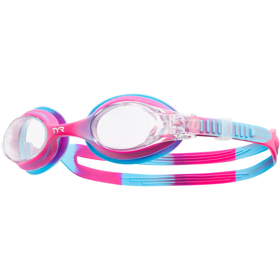 Okularki pływackie dziecięce TYR swimple Tie dye
