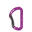 Mousqueton Petzl Spirit violet cu ușă curbată Keylock ușor și versatil