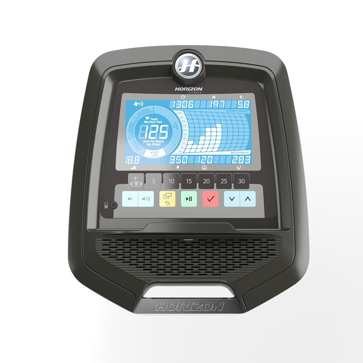 Horizon Fitness Andes 7.1 Elliptique avec rails renforcés et silencieux 7/8