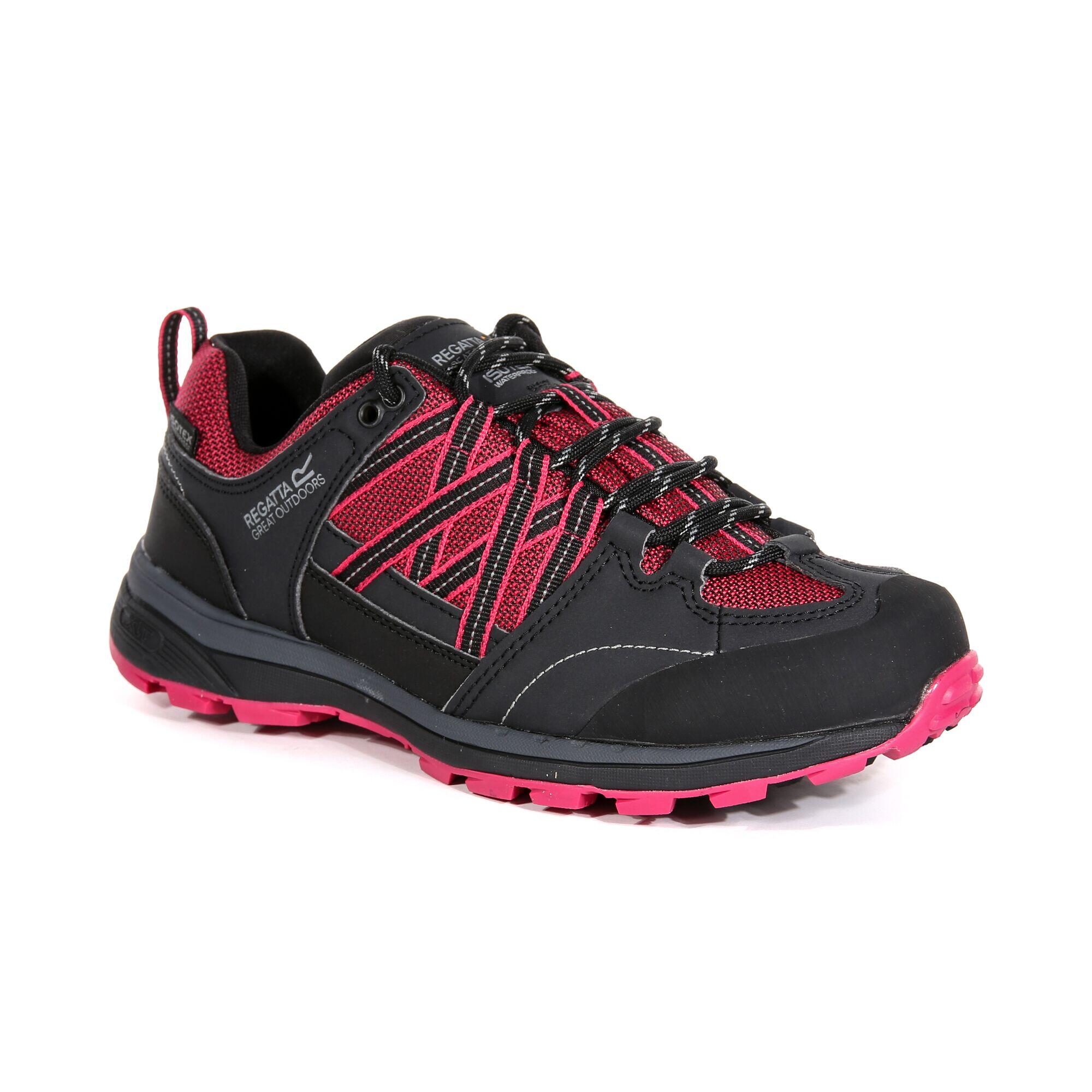 Regatta - Lady Samaris Ii Femme Randonnée Chaussures - Rose / Gris Foncé - Chaussures De Sport - Gris|noir - 38 - Decathlon