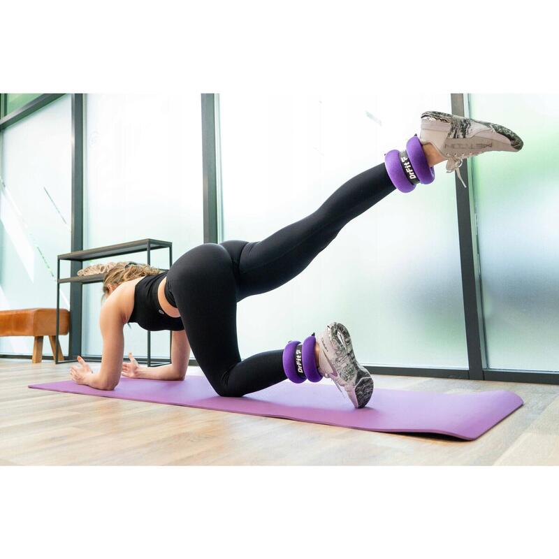 Obciążniki ciężar do ćwiczeń ciężarki do fitnessu na siłownię 0,5 kg para DrFit