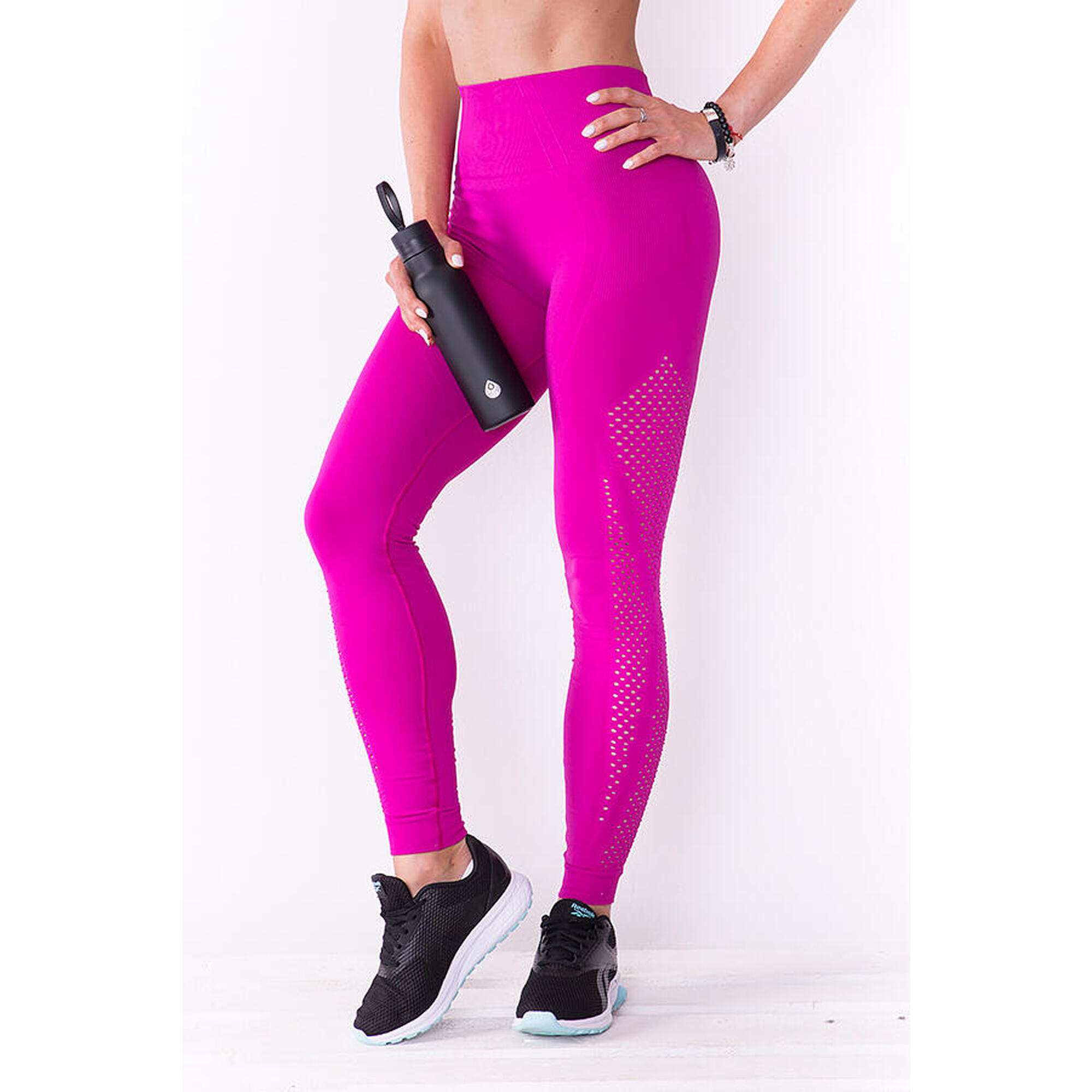 Legging seamless taille haute pour Femme – POWER FUCHSIA