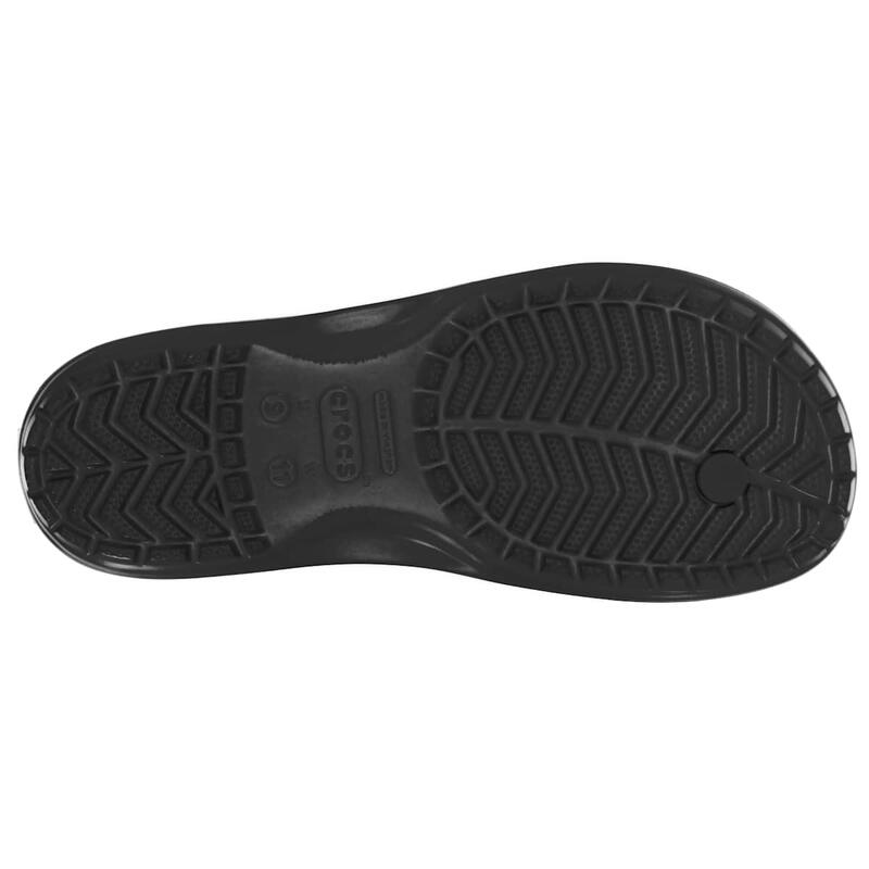 Șlapi Surfing Crocband Flip, Negru Oliv