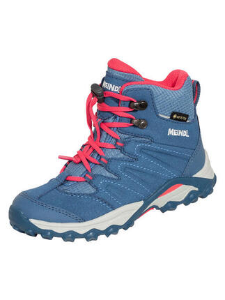 MEINDL Wanderschuhe Meindl Arigo Junior Mid GTX blau/pink