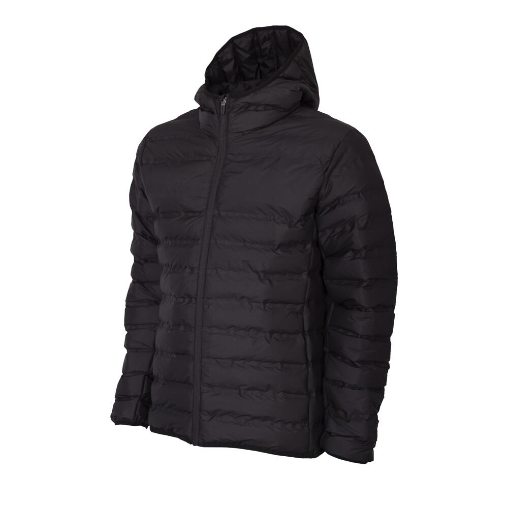 COPA FOOTBALL Korte gewatteerde jas met capuchon - Heren - All Black - Zwart