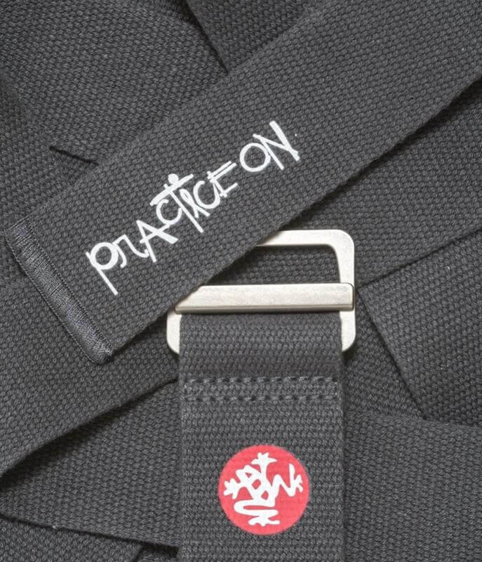 Correa de yoga de algodón Manduka aligN 243cm - Thunder 4/4