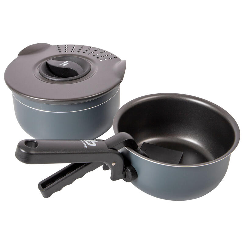 Set de cuisine Trekking Aluminium Batterie Camping Alu Poêle 5 pièces