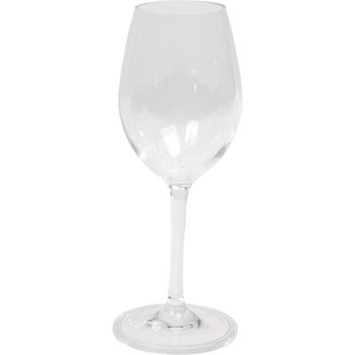 Witte wijnglazen set van 2 polycarbonaat campingglazen vaatwasmachinebestendig