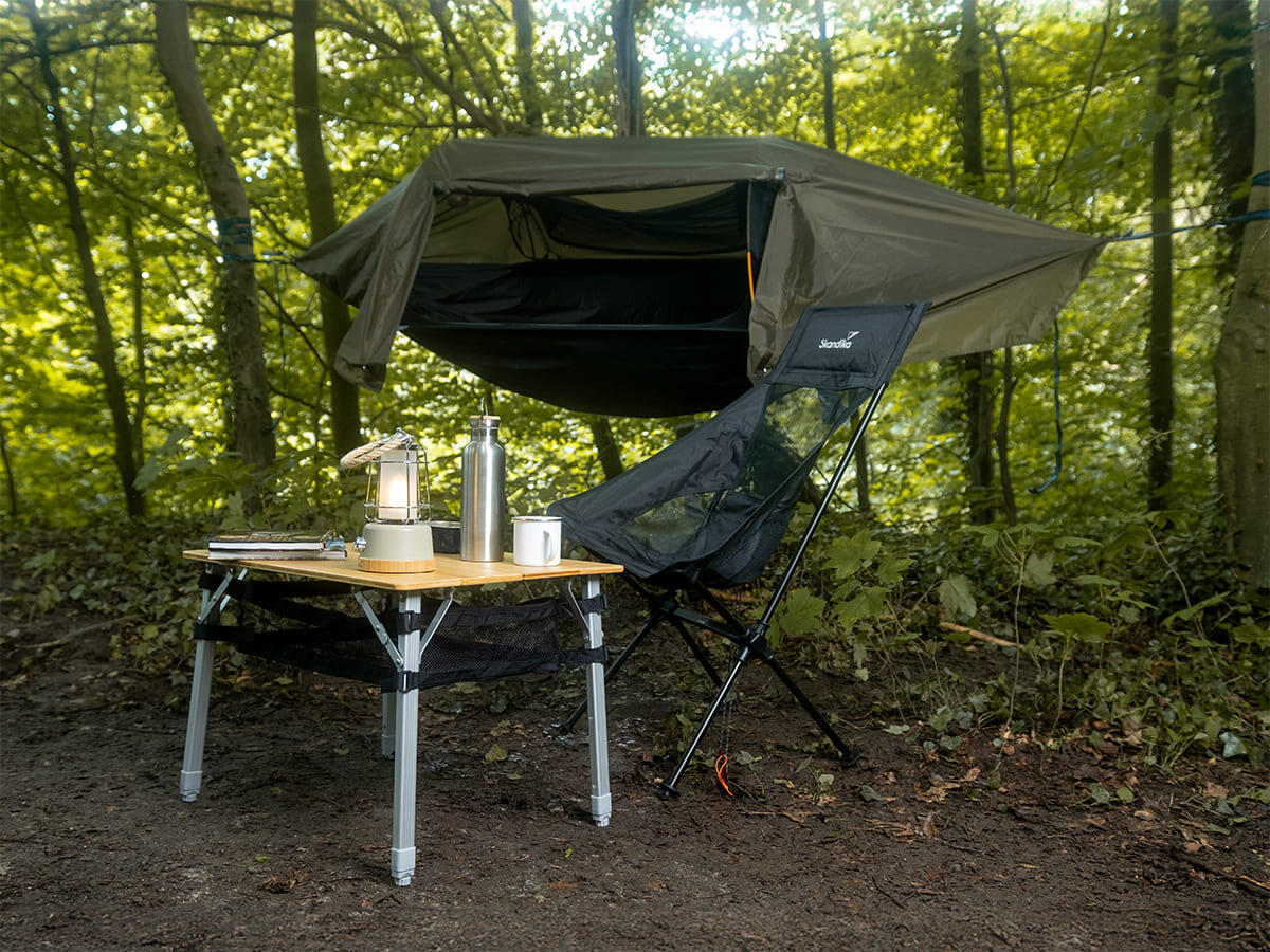 ele ELEOPTION Amaca con Zanzariera, Nylon Ultraleggero Impermeabile da Campeggio Amaca Tarp