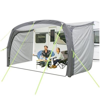 Voortent vika air caravan 400 - opblaasbare luifel met zijwand - caravan tarp