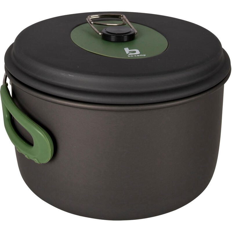 Set de cuisine camping Explorer 3pcs Vaisselle Casserole Poêle Empilable Alu