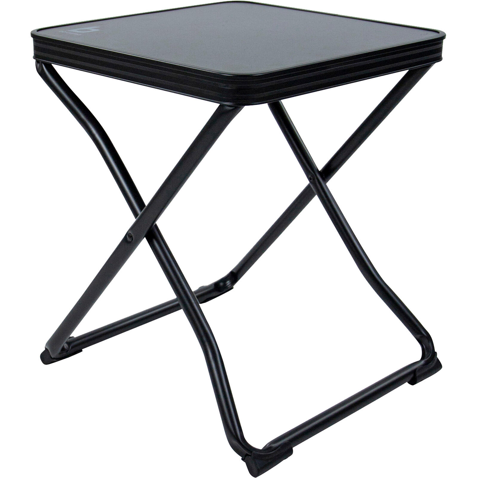 BO-CAMP Campingkruk Bijzettafel 3D vouwkruk Tafelblad 80 kg
