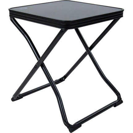 Bo-Camp Hocker + Ablage Klappbar Schwarz