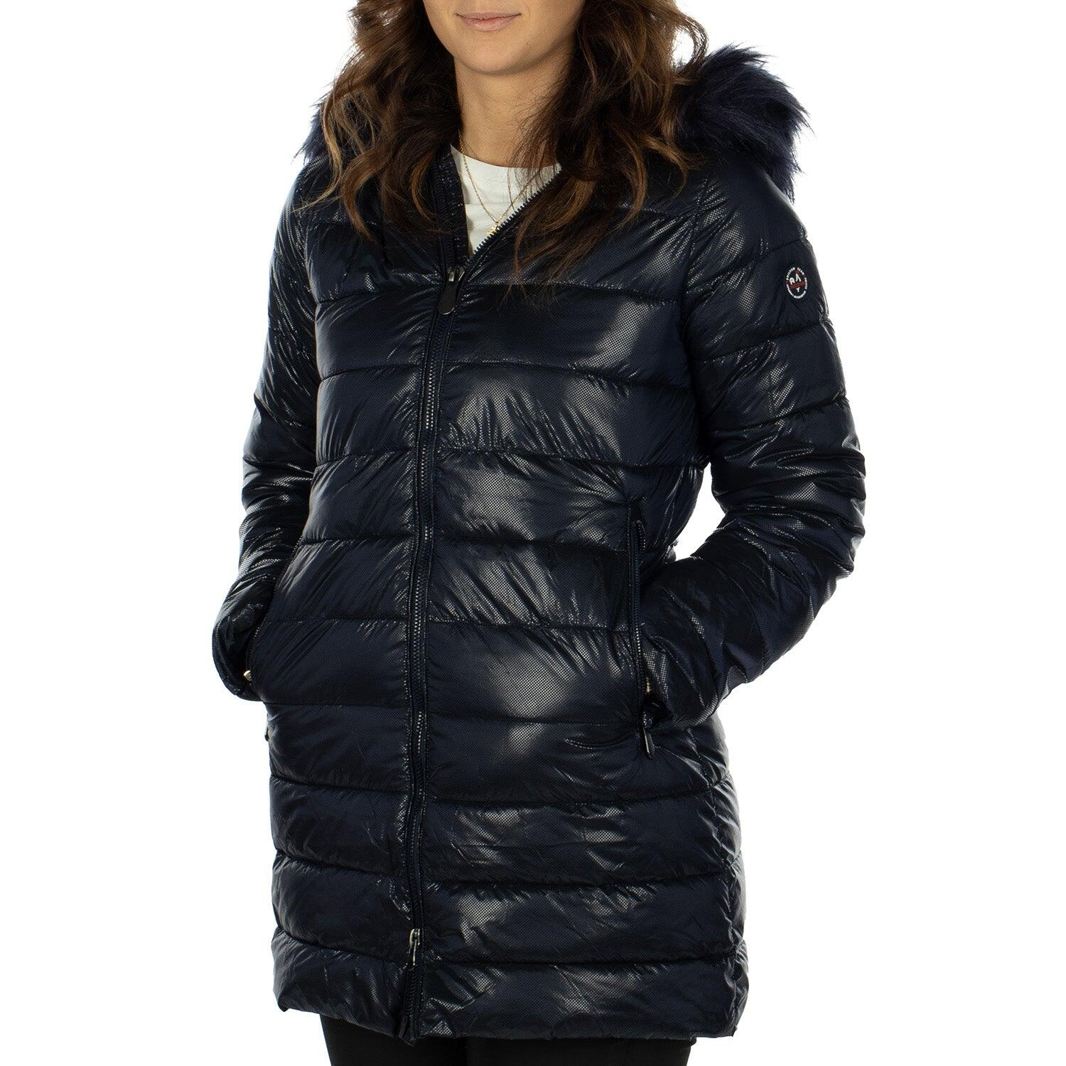 Shilton - Doudoune Longue Miss Femme - Doudoune Duvet - Bleu - 40 M - Decathlon