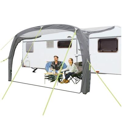 Voortent vika air caravan 400 - opblaasbare luifel zonder zijwand - caravan tarp