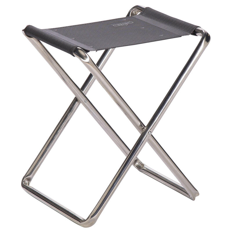 Mini taburete camping plegable AL 301 Asiento pesca aluminio Ligero 90 kg