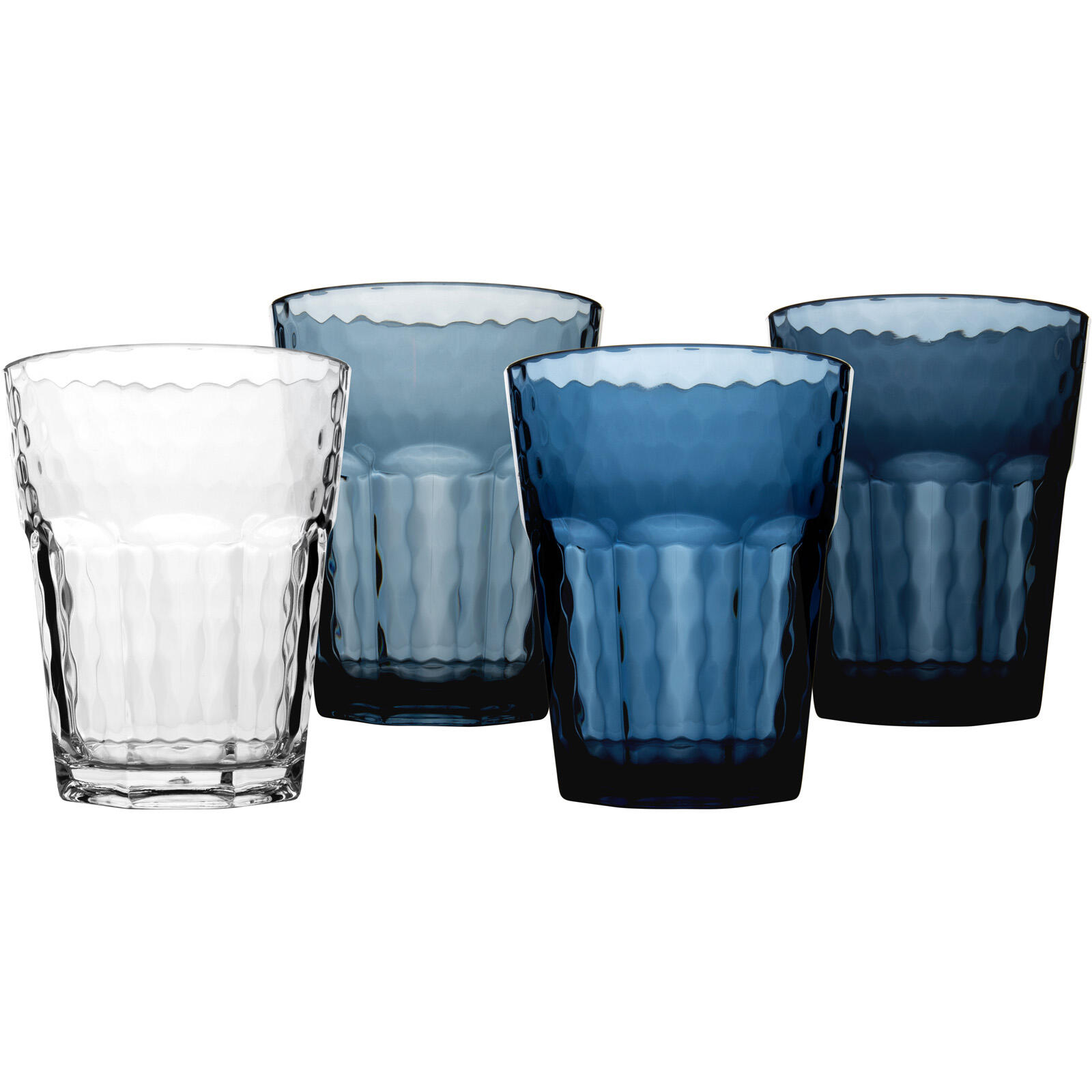 BO-CAMP Set di 4 bicchieri da Campeggio Mix & Match viaggio per bere acqua e vino 400 ml