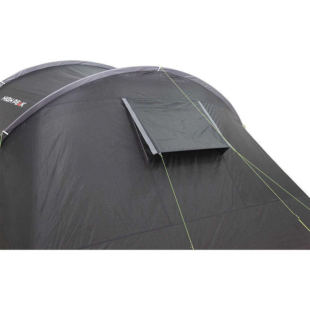 Tente tunnel Paros 5 personnes Camping familiale 2 cabines vestibule 7/7