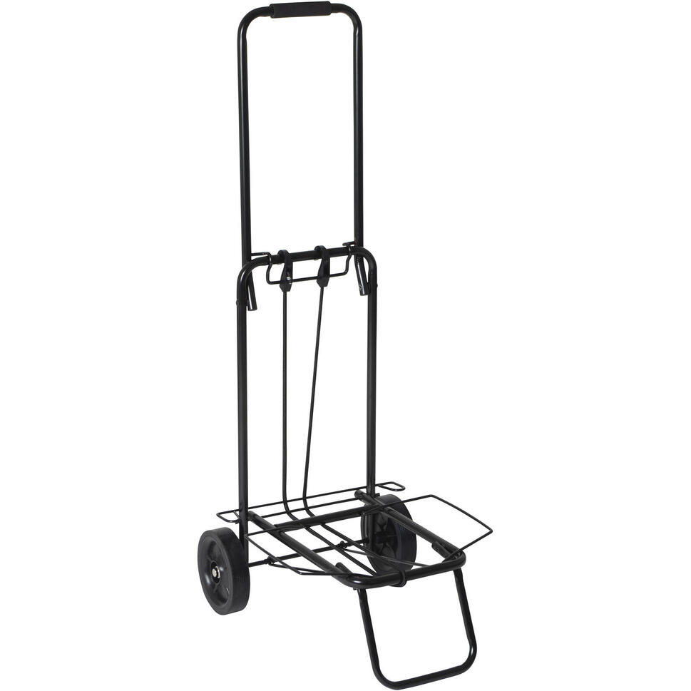 Chariot De Transport Pliable Sillar 100L, Capacité 80kg - 4 Roues, Toile étanche, Bleu