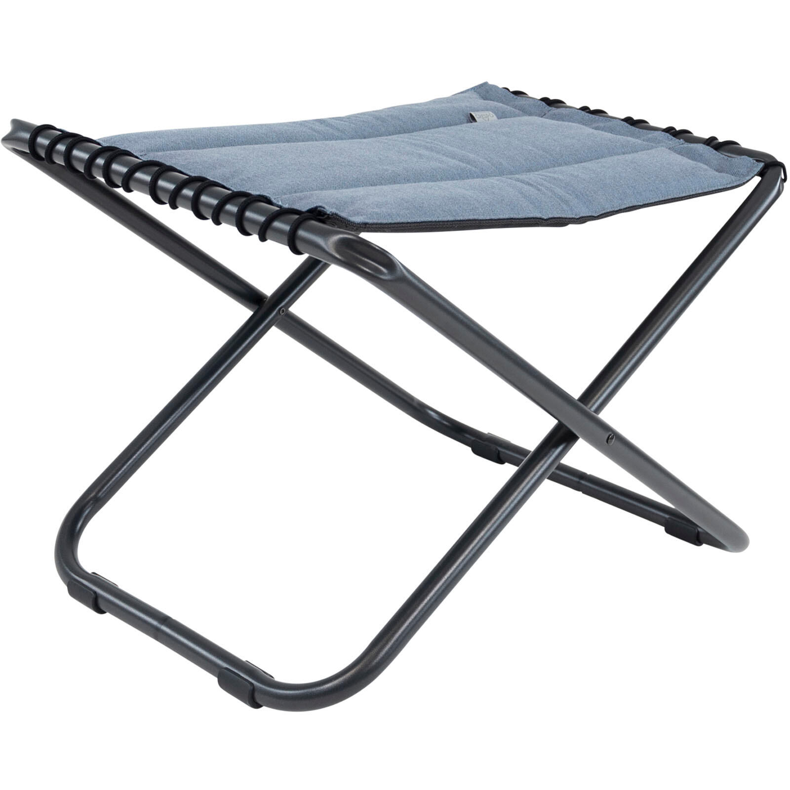 Crespo - Tabouret De Camping Pliable Ap306 Texcomfort Pliant Angel Polster Alu - Tabouret - Bleu - Taille Unique - Decathlon
