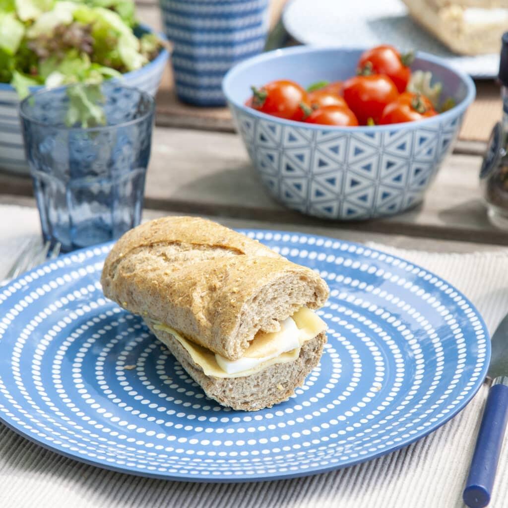 Melamine campingservies Mix&Match borden mokken 16 stuks 2/7