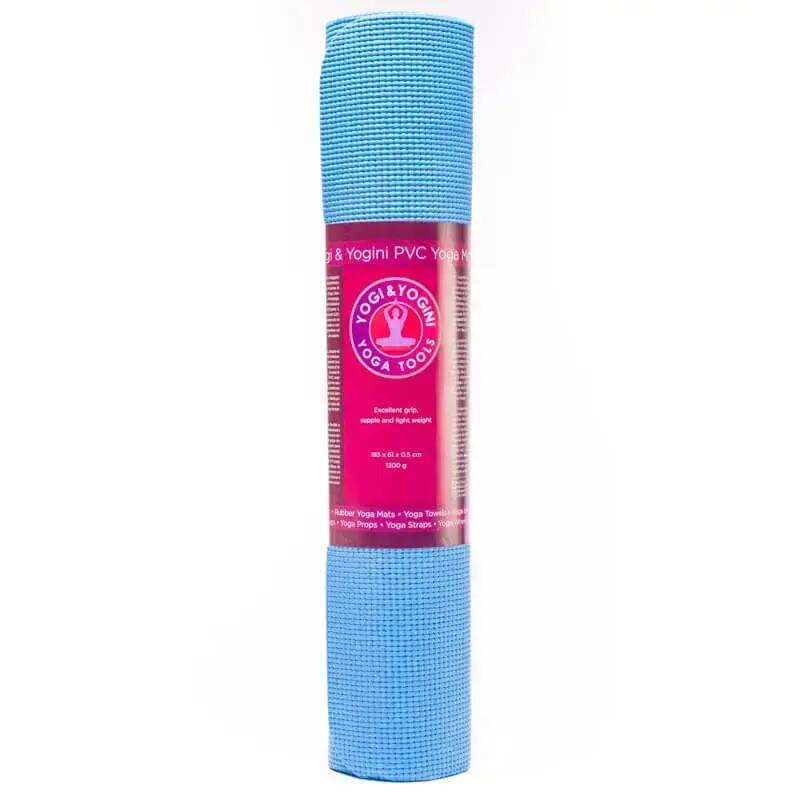 Mata do jogi Yogi Yogini 5mm - niebieski 3/3